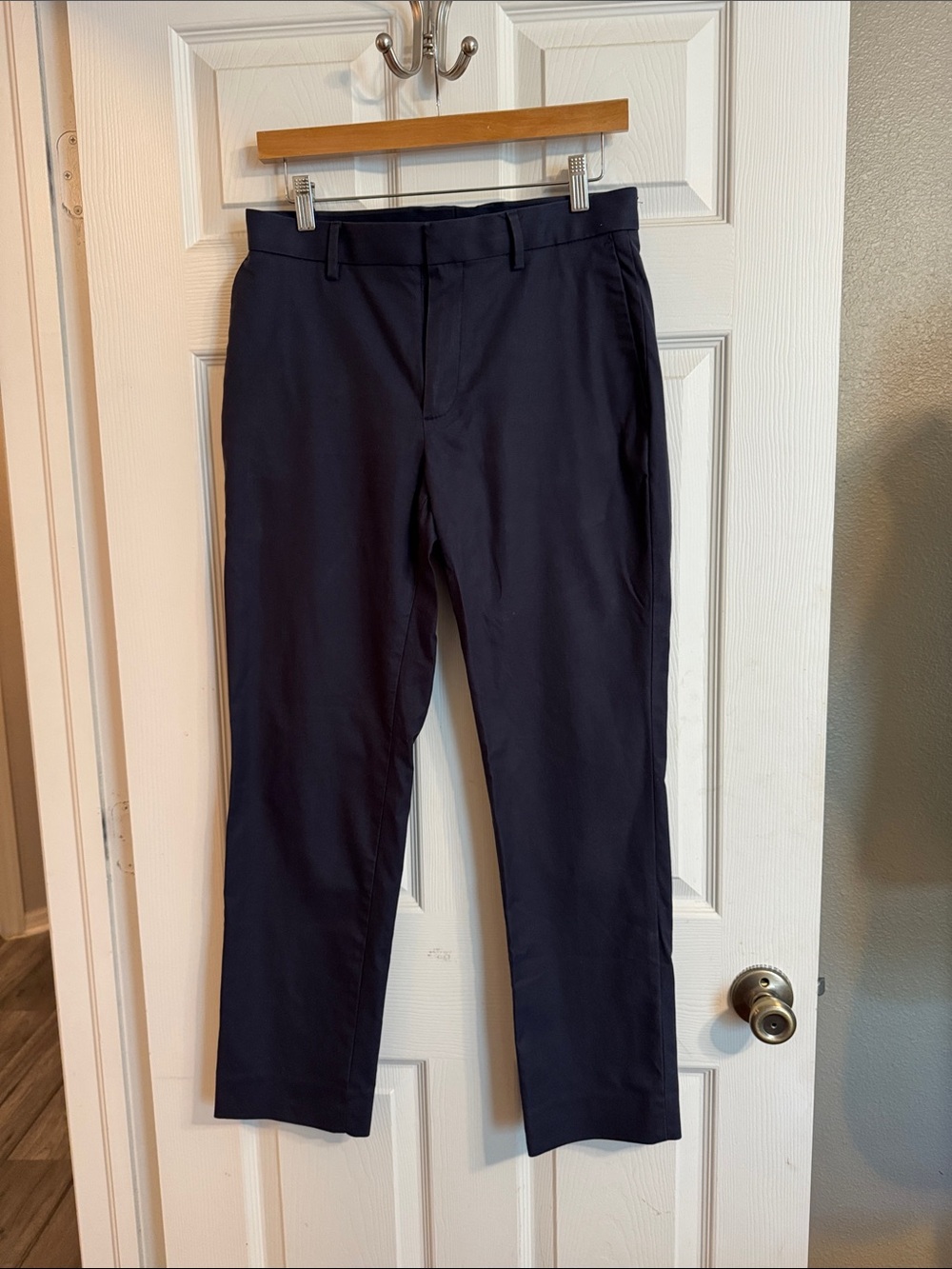 Banana Republic Men's Navy Dress Pants - Slim Tailored